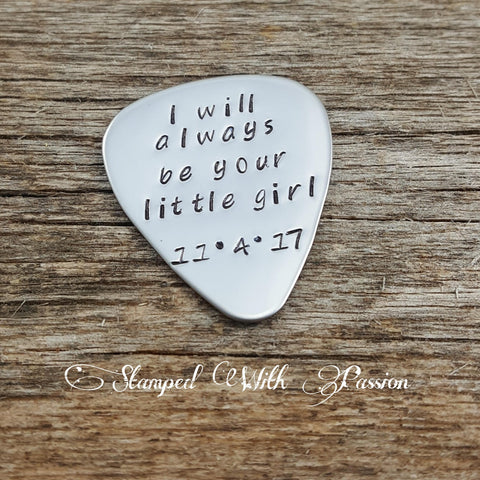 Father of the bride guitar pick