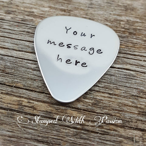 Personalized Guitar Pick, Customize it anyway you want