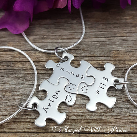 Sister Jewelry, Puzzle Piece Necklace