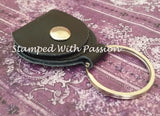 Leather Pick or Ball Marker Holder Keychain